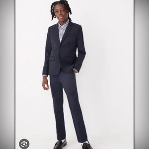 Jcrew boys navy suit size 14
